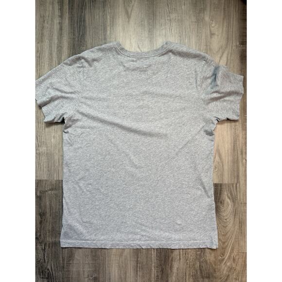 Nike Logo T-Shirt Men's Medium Gray Dri-Fit Just Do It Athletic Tee - Picture 6 of 6